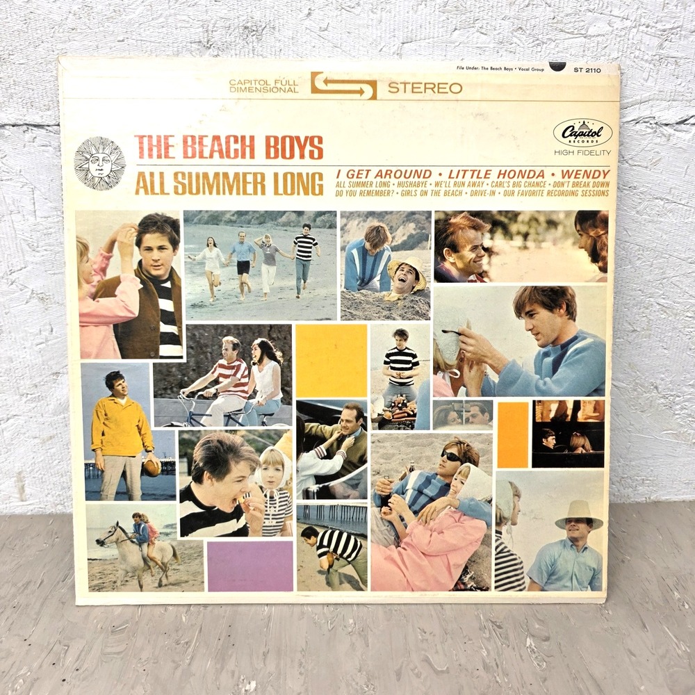 The Beach Boys All Summer Long Vinyl LP Album Capitol ST 2110 Stereo Original